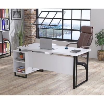 Стол руководителя Нотариус Loft Design Белый