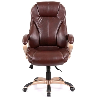 Кресло АКЛАС Томар ANF Коричневый (PU Dark Brown)