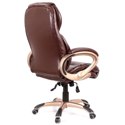 Кресло АКЛАС Томар ANF Коричневый (PU Dark Brown)