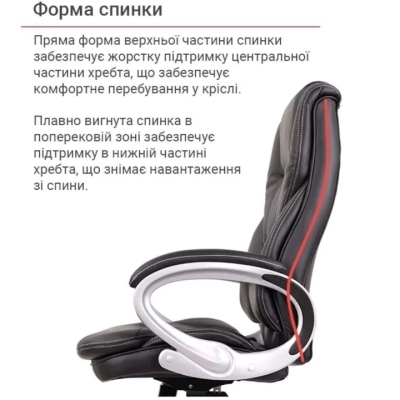 Кресло АКЛАС Видаго ANF (PU Black)