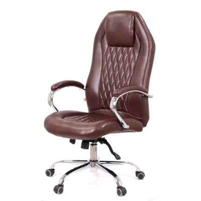 Кресло АКЛАС Альваро ANF (PU Dark brown)