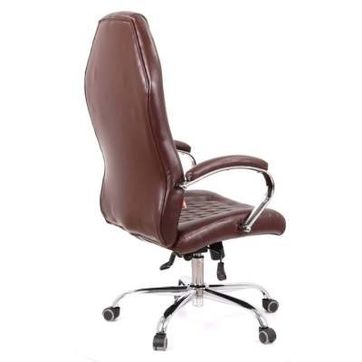 Кресло АКЛАС Альваро ANF Коричневый (PU Dark Brown)