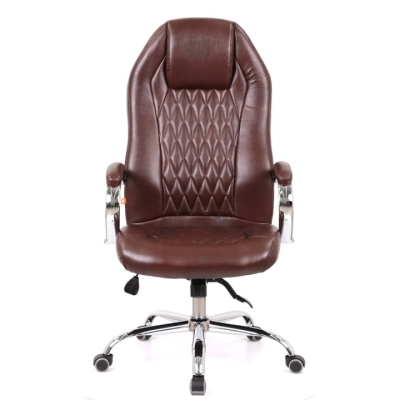 Кресло АКЛАС Альваро ANF Коричневый (PU Dark Brown)