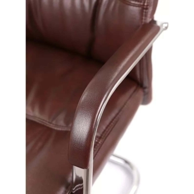 Кресло конференционное АКЛАС Визеу CF (PU Dark brown)