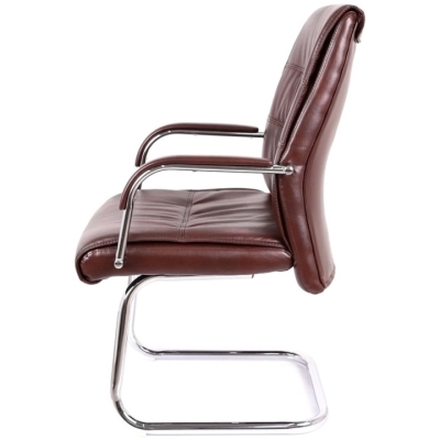 Кресло конференционное АКЛАС Визеу CF (PU Dark brown)