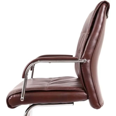 Кресло конференционное АКЛАС Визеу CF (PU Dark brown)