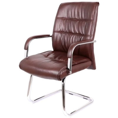 Кресло конференционное АКЛАС Визеу CF (PU Dark brown)