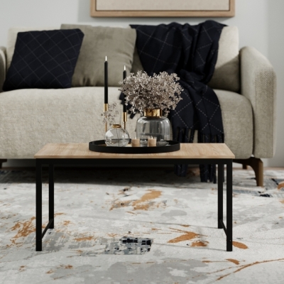 Стол-трасформер Art In Head Just Fiji 442х654х327 Дуб сонома/Чёрный (TB07130000030)