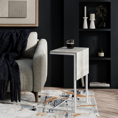 Стол-трасформер Art In Head Just Fiji 442х654х327 Ателье светлый/Белый (TB07040000010)