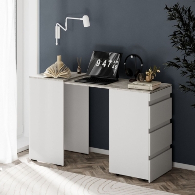 Комод-трансформер Art in Head Molli 500х450х756 Белый бриллиант/Ателье светлый (TB01010400000)