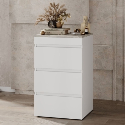 Комод-трансформер Art in Head Molli 500х450х756 Белый бриллиант/Ателье светлый (TB01010400000)