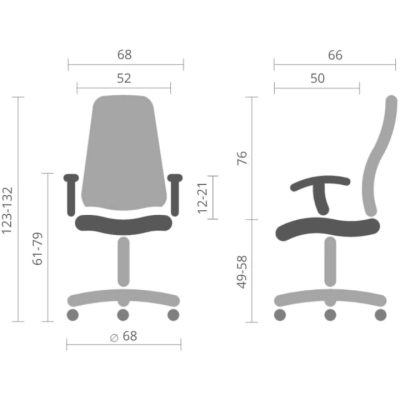 Кресло геймерское АКЛАС Харли R OT-R299H серое