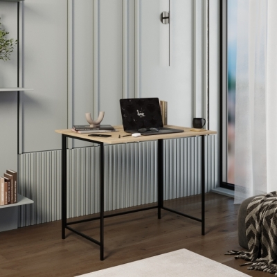 Стол-трансформер Art in Head Sly 900x570x760 Дуб сонома/Черные (TB24130000030)