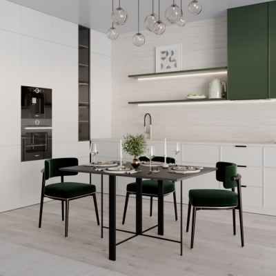 Стол-трансформер Art in Head Voody 1380x900x760 Графит серый/Чёрные ноги (TB26070000030)