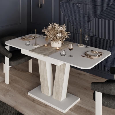 Стол-трансформер Art in Head Vendi 1400х750х800 Белый бриллиант/Ателье светлый (TB25010400000)