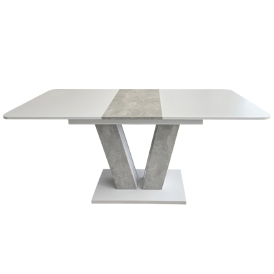 Стол-трансформер Art in Head Vendi 1400х750х800 Белый бриллиант/Ателье светлый (TB25010400000)