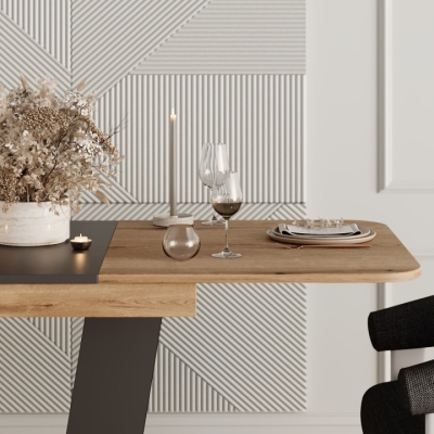 Стол-трансформер Art in Head Vendi 1400х750х800 Дуб Эвок/Графит Серый (TB25100700000)