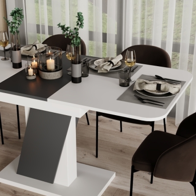 Стол-трансформер Art in Head Lendi 1400х750х800 Белый бриллиант/Графит Серый (TB18010700000)