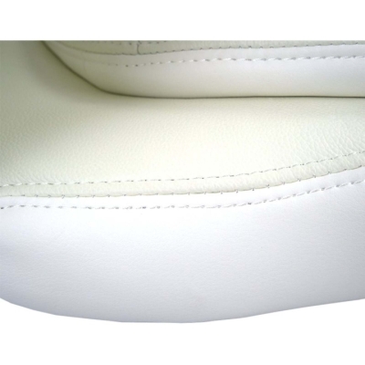 Кресло АКЛАС Валенсия Soft CH MB (Кожа Lux LC-W White)