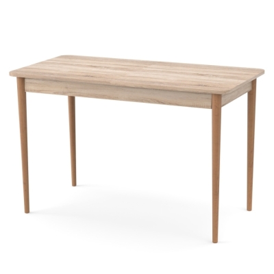 Раздвижной стол Неман МОНО прямоугольный Дуб сонома/Лак