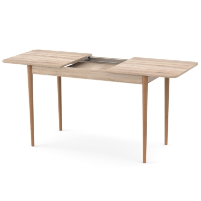 Раздвижной стол Неман МОНО прямоугольный Дуб сонома/Лак