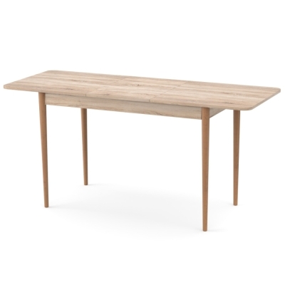 Раздвижной стол Неман МОНО прямоугольный Дуб сонома/Лак