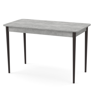 Раздвижной стол Неман МОНО прямоугольный Бетон/Венге