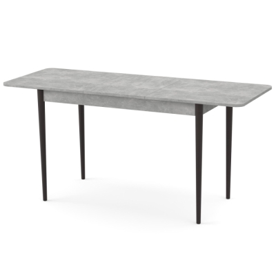 Раздвижной стол Неман МОНО прямоугольный Бетон/Венге
