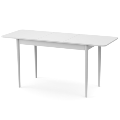 Раздвижной стол Неман МОНО прямоугольный Белый/Белый