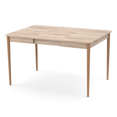 Раздвижной стол Неман МОНО квадрат Дуб сонома/Лак