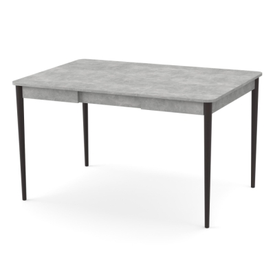 Раздвижной стол Неман МОНО квадрат Бетон/Венге