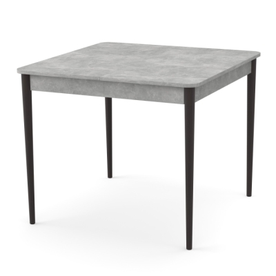 Раздвижной стол Неман МОНО квадрат Бетон/Венге