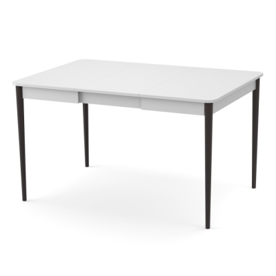 Раздвижной стол Неман МОНО квадрат Белый/Венге