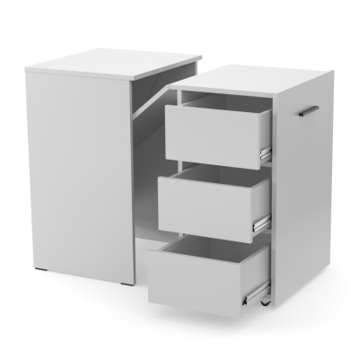 Письменный стол тумба Неман РОЛИН Белый