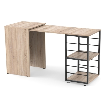 Раздвижной стол тумба Неман ДОЛИН Дуб сонома