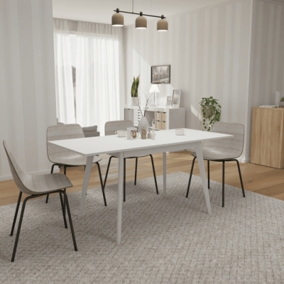 Раскладной стол Неман БОН 1180х680 Белый/Белый