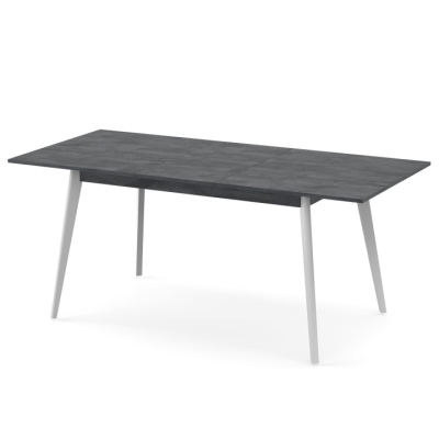 Раскладной стол Неман БОН 1360х780 Угольный камень/Белый