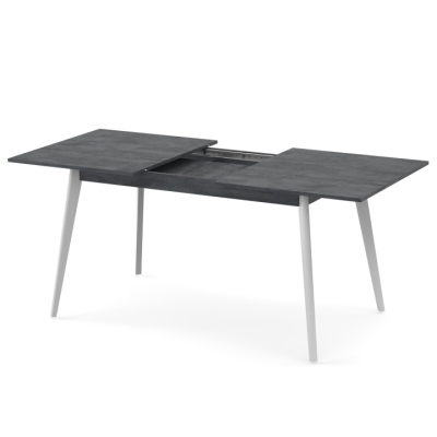 Раскладной стол Неман БОН 1360х780 Угольный камень/Белый