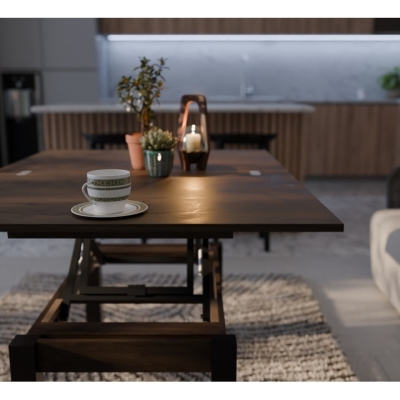 Стол-трансформер Неман БАТТЕРФЛАЙ Таксус/Венге