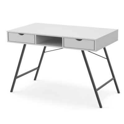 Письменный стол Неман ЛОТОС Белый/Черный