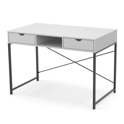 Стол письменный Неман КРАТ Белый/Черный