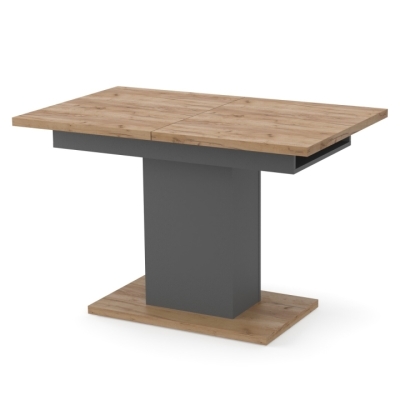 Стол раздвижной Неман ГРЕЙС Дуб крафт золотой/Графит