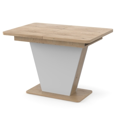 Стол раздвижной Неман КЛАЙД Дуб кремона торро/Белый