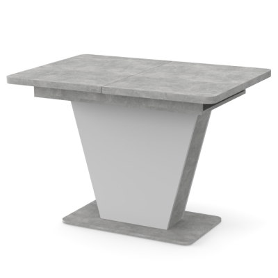 Стол раздвижной Неман КЛАЙД Бетон/Белый