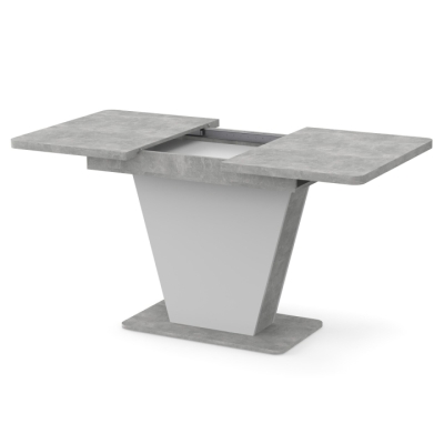 Стол раздвижной Неман КЛАЙД Бетон/Белый