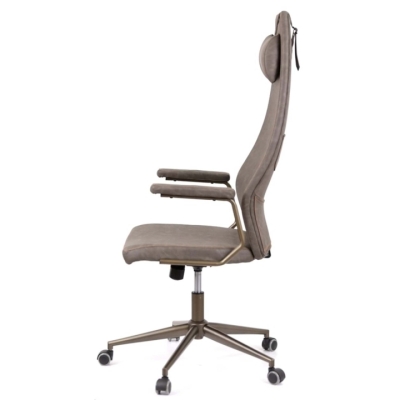 Кресло АКЛАС Ронин CH TILT (PU Wa 425 Серый)