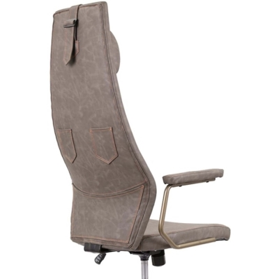 Кресло АКЛАС Ронин CH TILT (PU Wa 425 Серый)