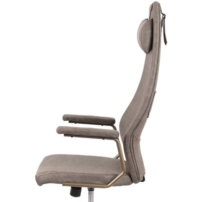 Кресло АКЛАС Ронин CH TILT (PU Wa 425 Серый)