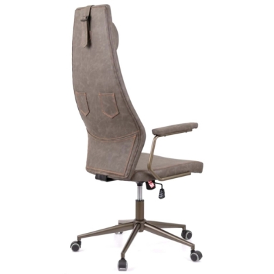 Кресло АКЛАС Ронин CH TILT (PU Wa 425 Серый)