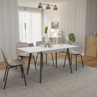 Раскладной стол Неман БОН 1180х680 Белый/Серый